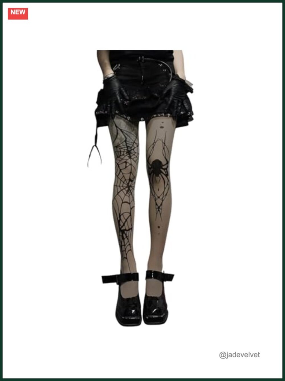 Spider Web Lace Tights Sheer Pantyhose for Halloween Cosplay Costume